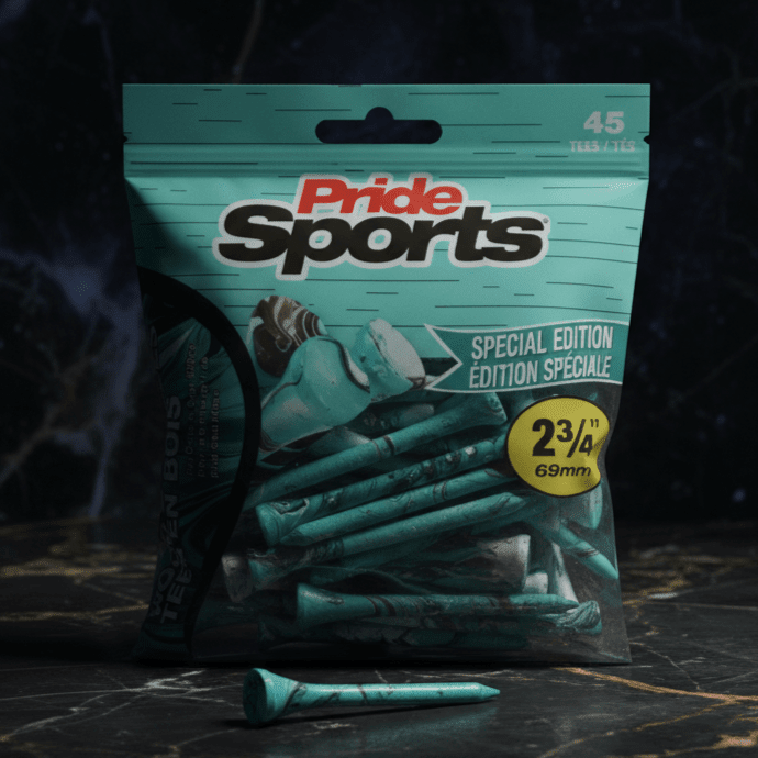 Pride Sports Paint Splatter Wood Golf Tees – Colorful 45 - Pack - Black Girl Golf