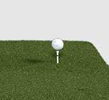Pro Tee Golf Mat - 4ft x 5ft - Black Girl Golf
