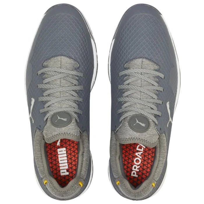 PUMA PROADAPT ALPHACAT Golf Shoes - Quiet Shade/Puma Silver/Yellow Sizzle - Black Girl Golf