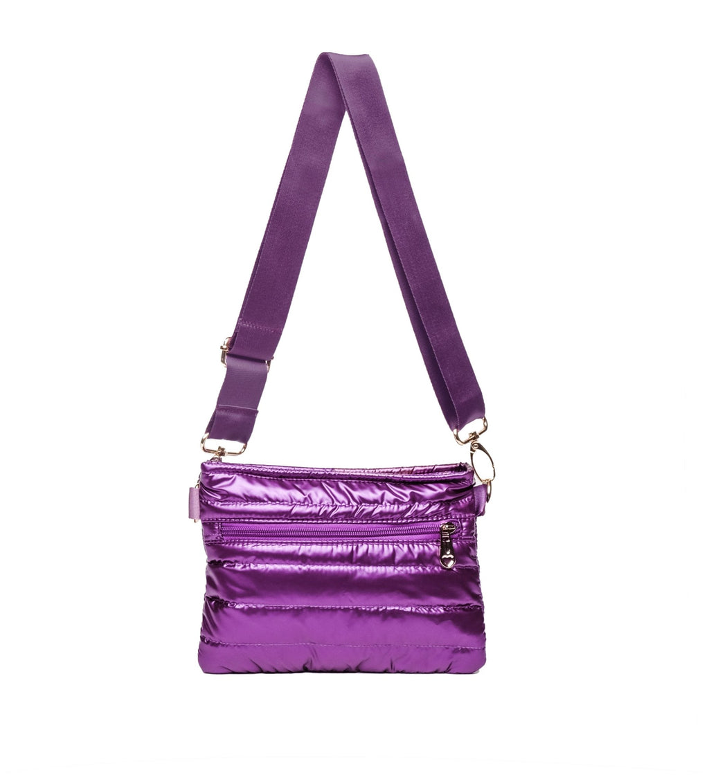 Purple Padded Crossbody Belt Bag - Black Girl Golf