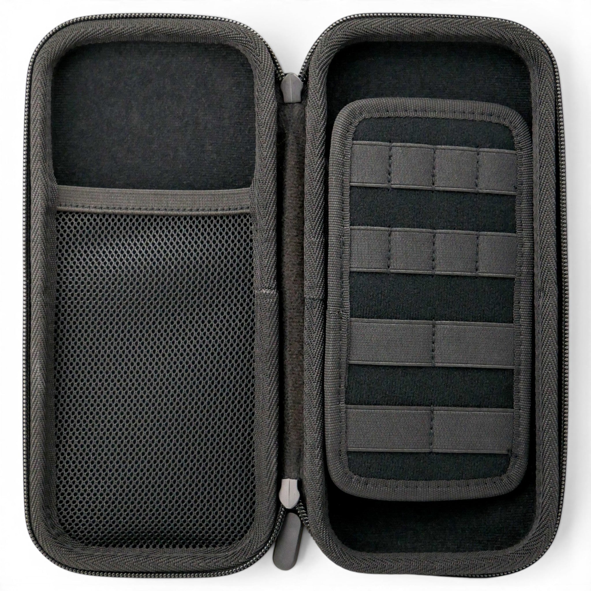 Purple/Green Golf Accessory Case | Zippered Organizer for Ball Markers, Tees, Divot Tools & Glove | Portable Golf Storage Case | Hard Shell Travel Case for Golf Accessories - Black Girl Golf