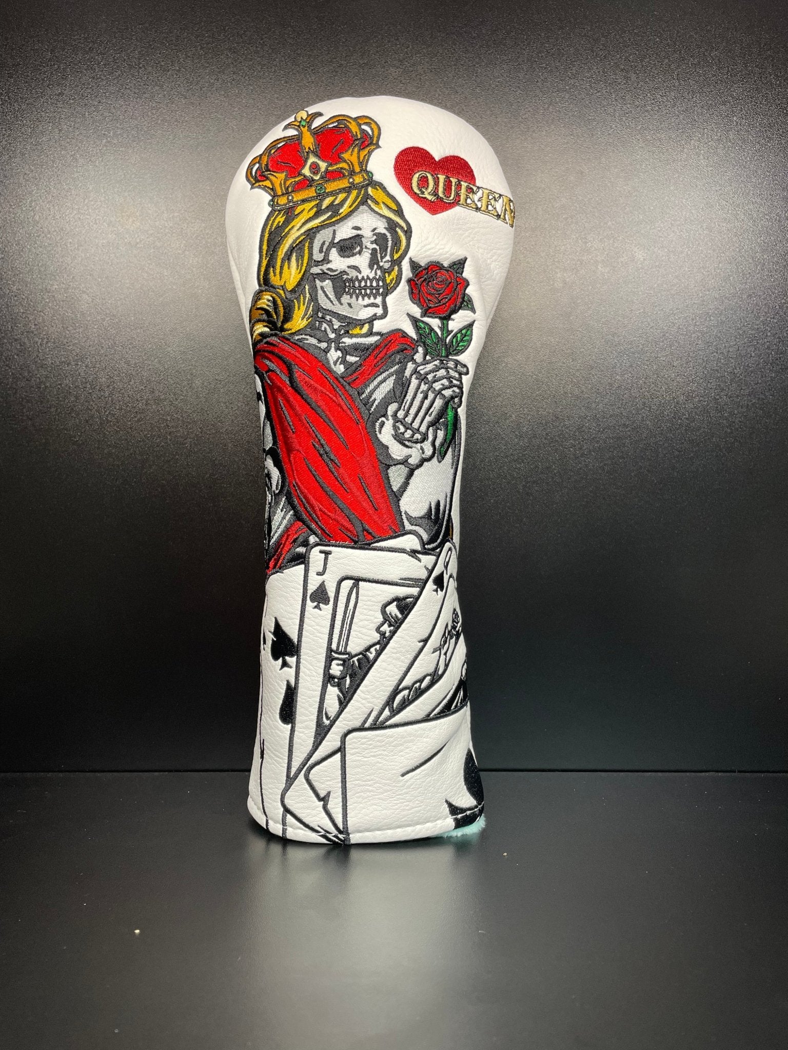 Queen of Hearts Headcover - Black Girl Golf