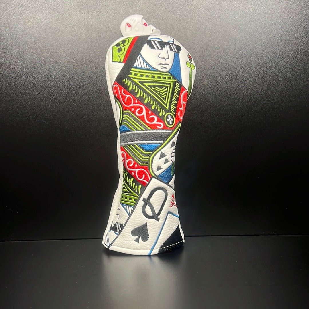 Queen of Spades Headcover - Black Girl Golf