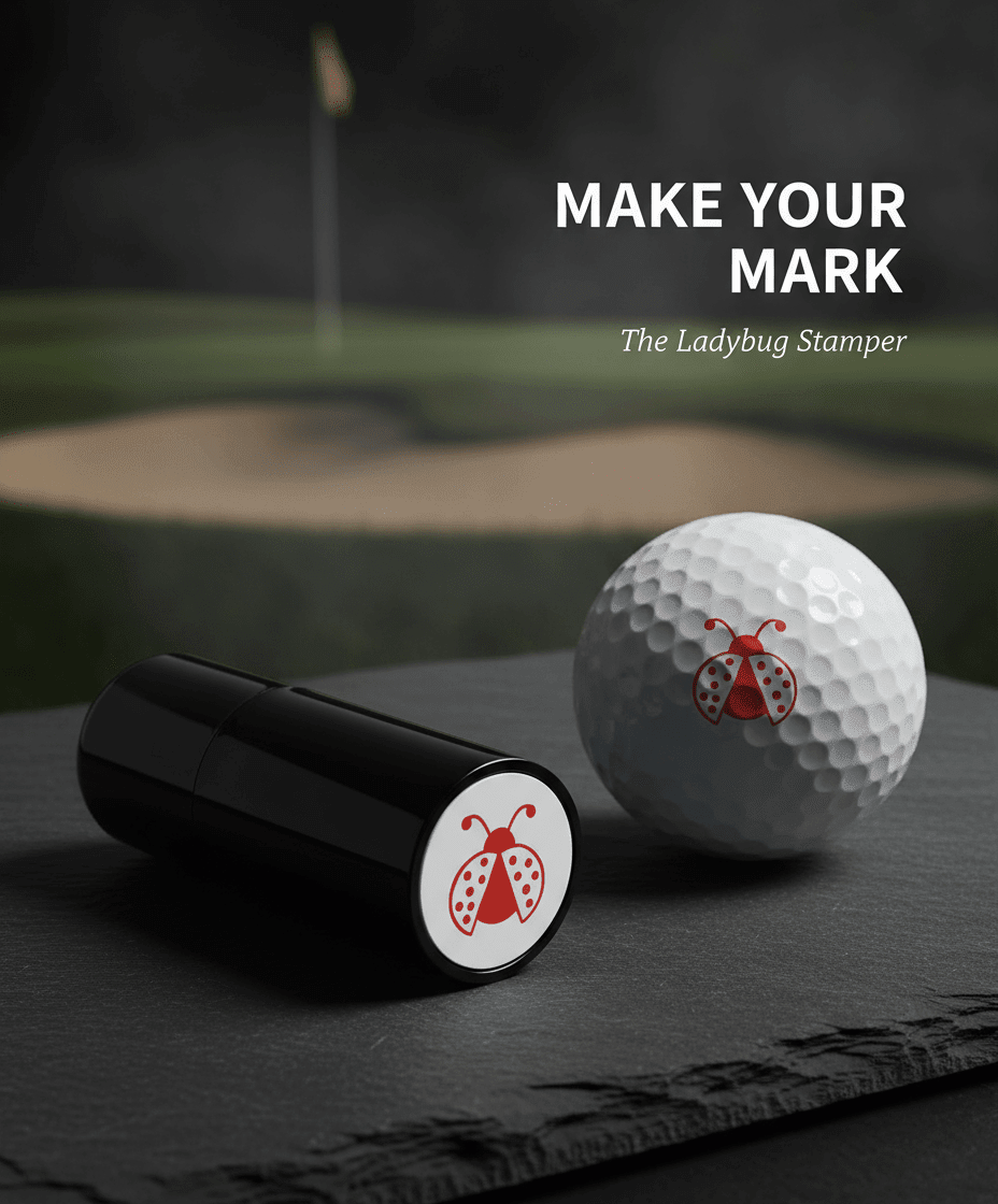 Quick - Dry Golf Ball Stamper - Black Girl Golf