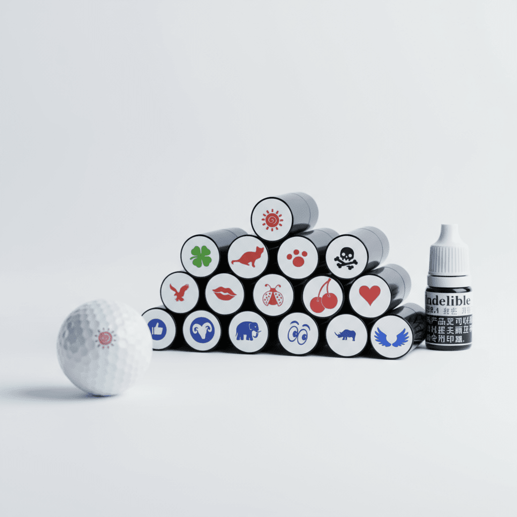 Quick - Dry Golf Ball Stamper - Black Girl Golf