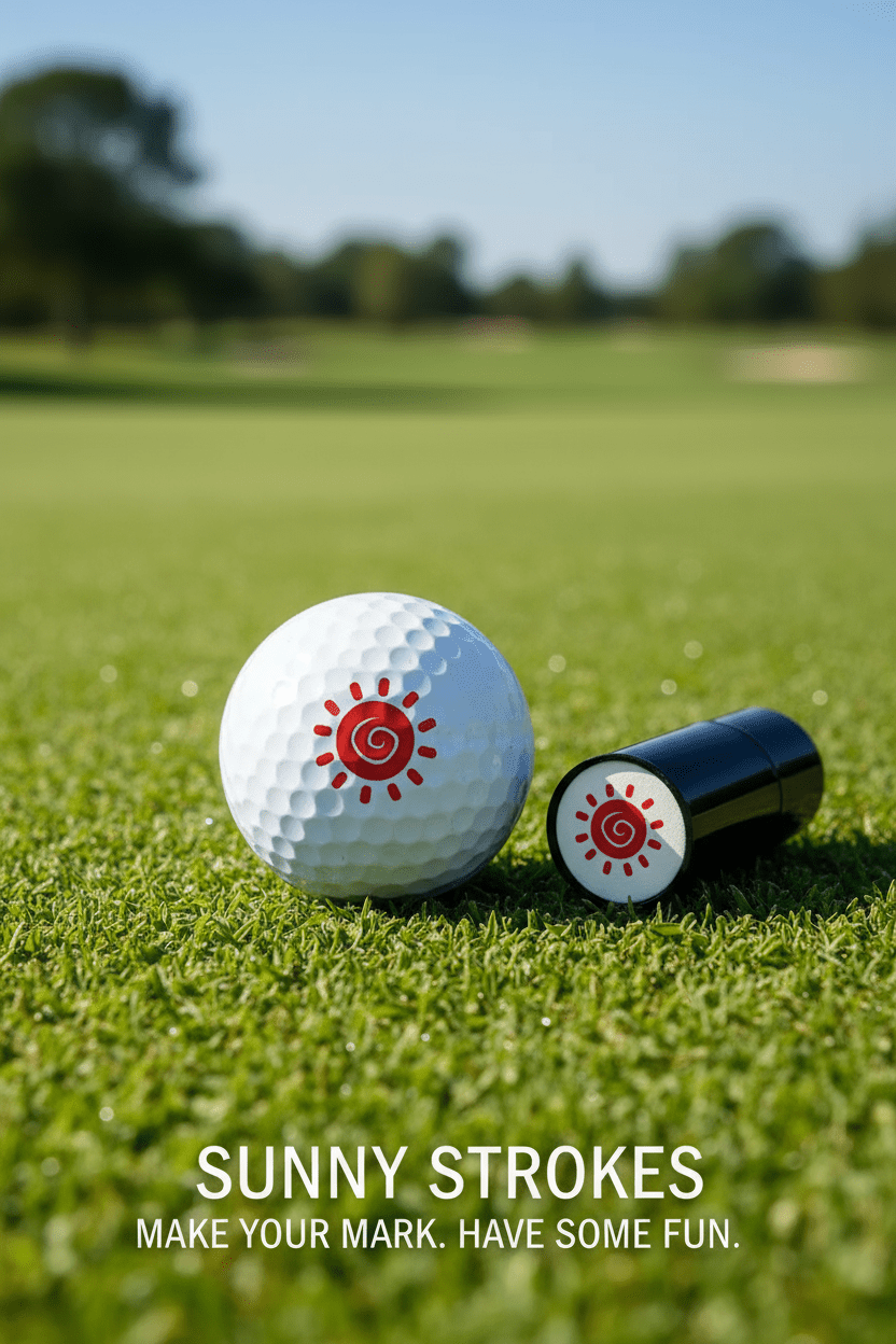 Quick - Dry Golf Ball Stamper - Black Girl Golf