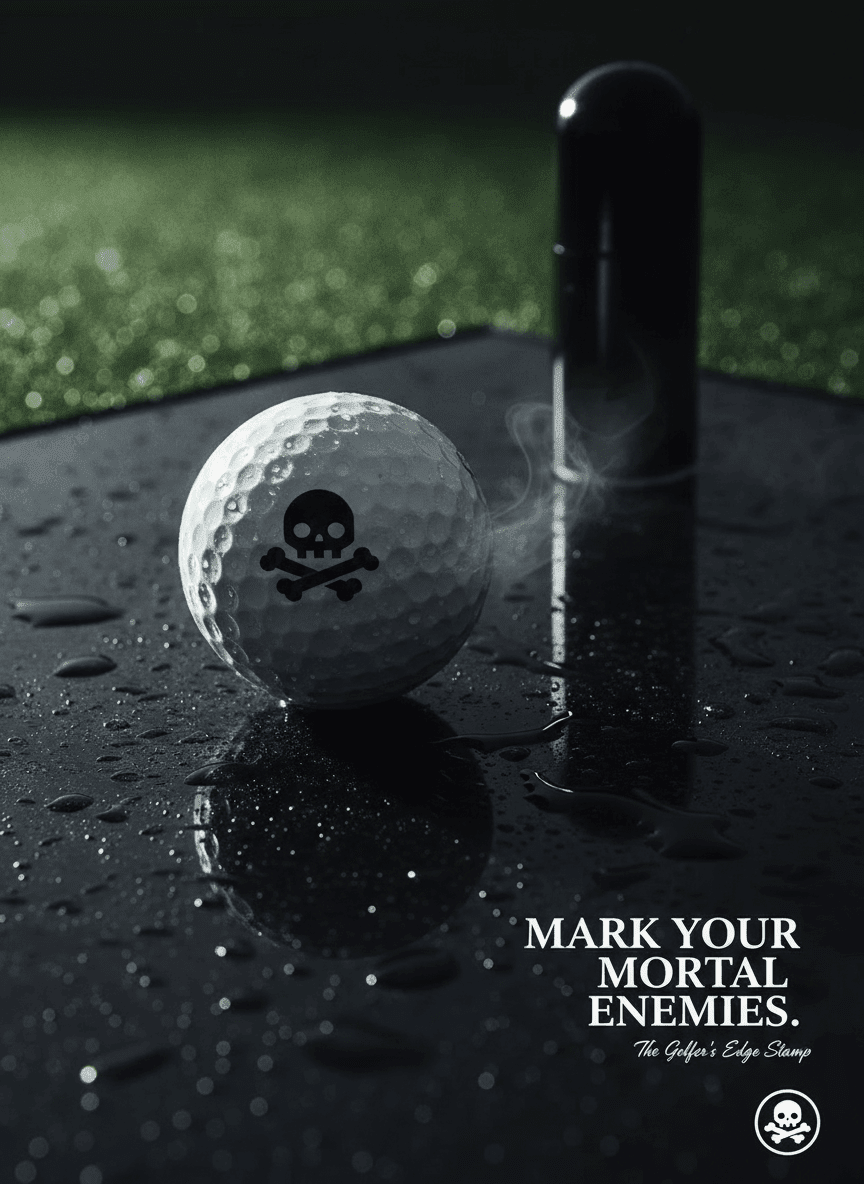 Quick - Dry Golf Ball Stamper - Black Girl Golf