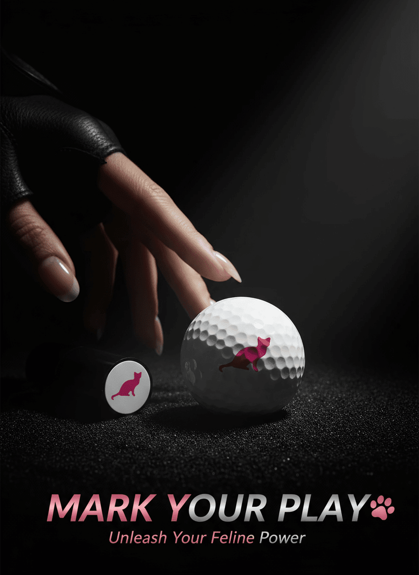 Quick - Dry Golf Ball Stamper - Black Girl Golf