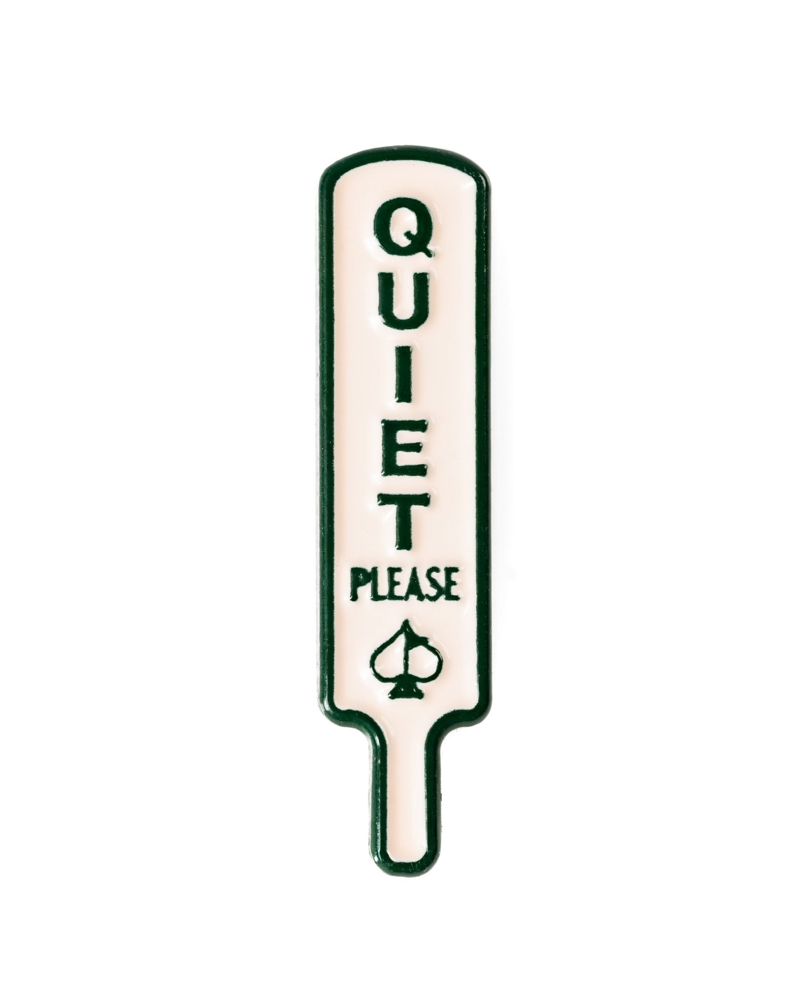 Quiet Please - Ball Marker - Black Girl Golf