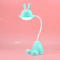 Rabbit LED Table Lamp Kids Desk Bunny Night Lights Studying Bedroom Decor Baby Bed Restaurant Living Room Cute Gift USB Charging Cute Study Lamps for Bedroom Décor - Black Girl Golf