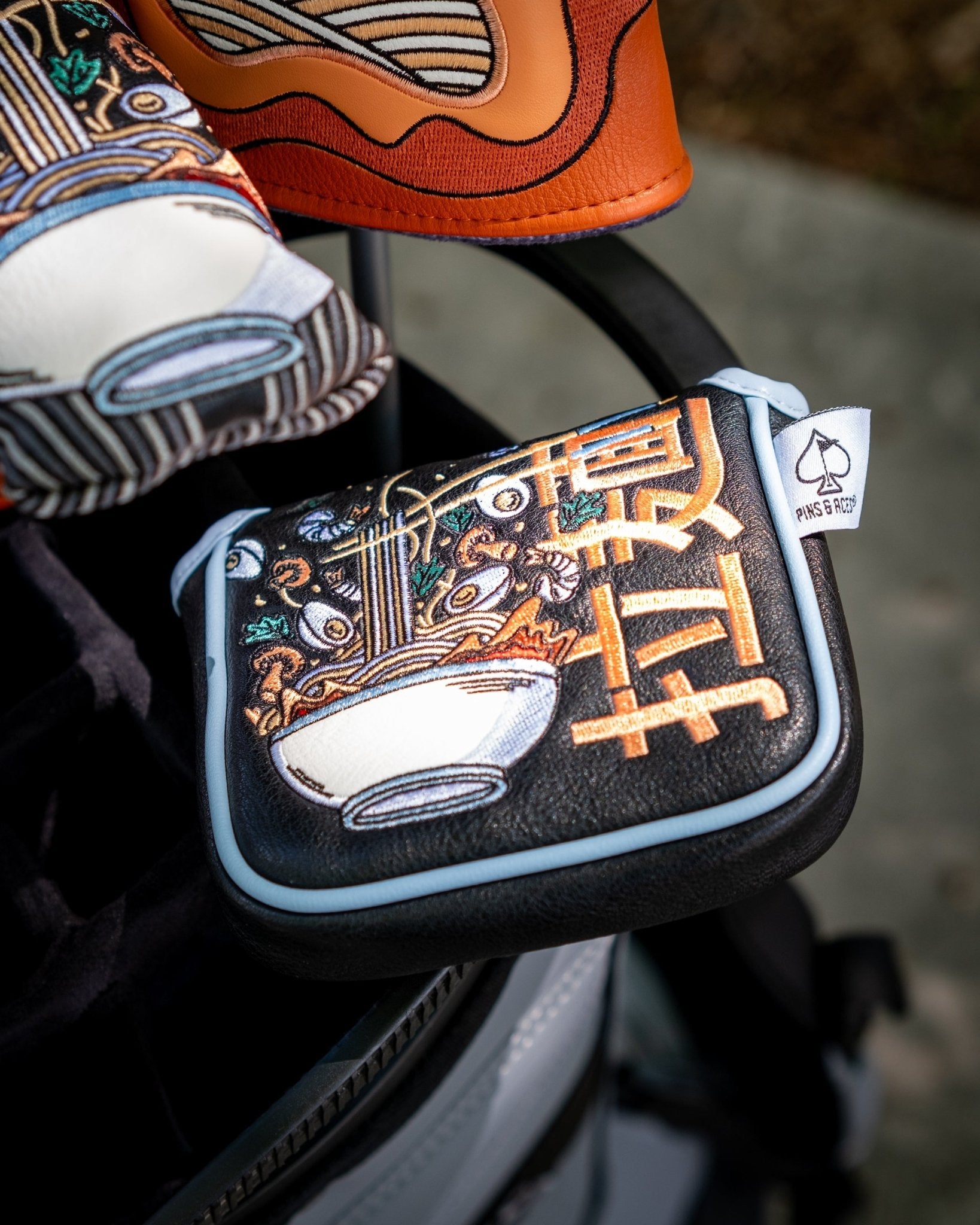 Ramen - Mallet Putter Cover - Black Girl Golf