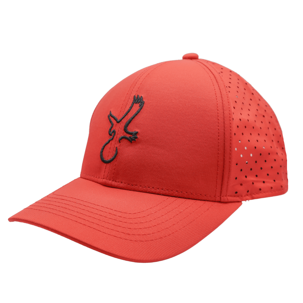 Red/Black Eagle Performance Hat - Black Girl Golf
