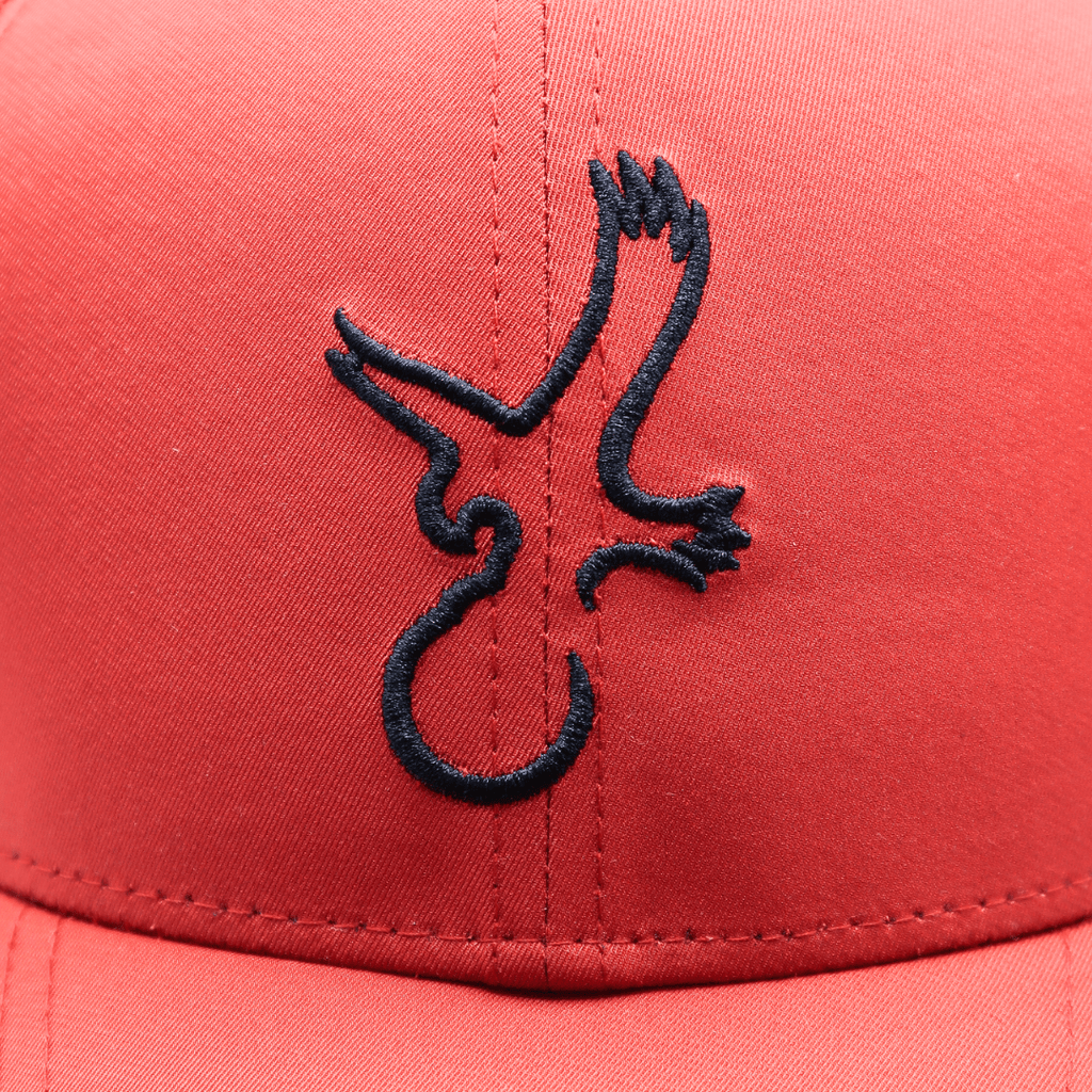 Red/Black Eagle Performance Hat - Black Girl Golf