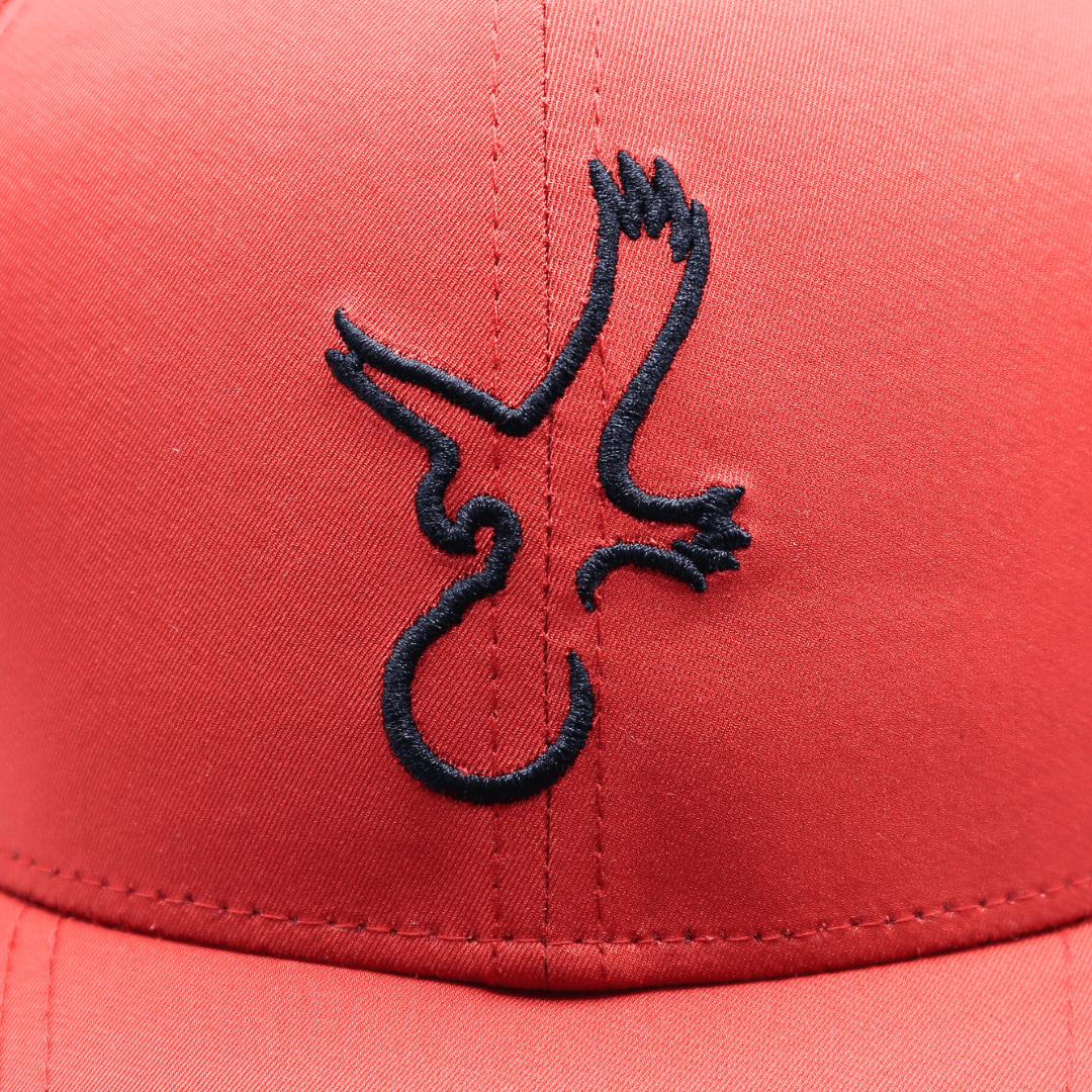 Red/Black Eagle Performance Hat - Black Girl Golf