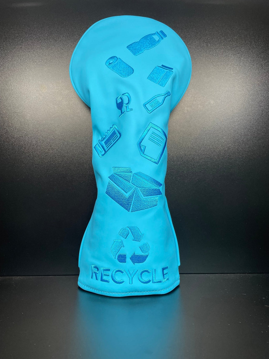 Reduce Reuse Recycle Headcover - Black Girl Golf