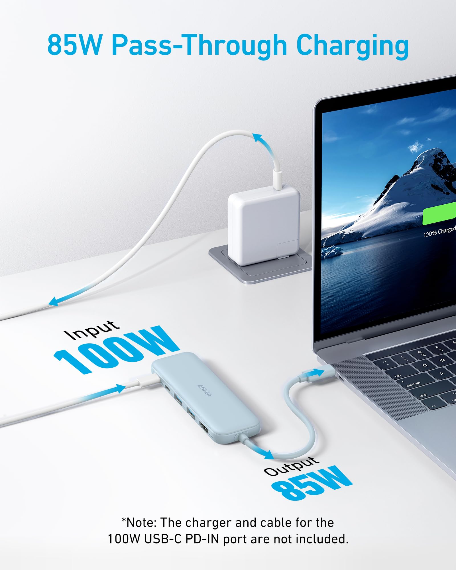 Refurbished Anker <b>332</b> USB - C Hub (5 - in - 1) - Black Girl Golf