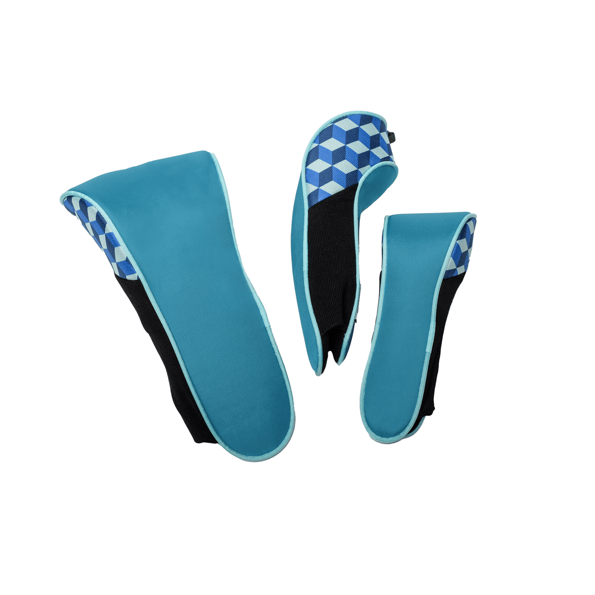 Retro Deluxe 3 Piece Club Cover Set - Black Girl Golf