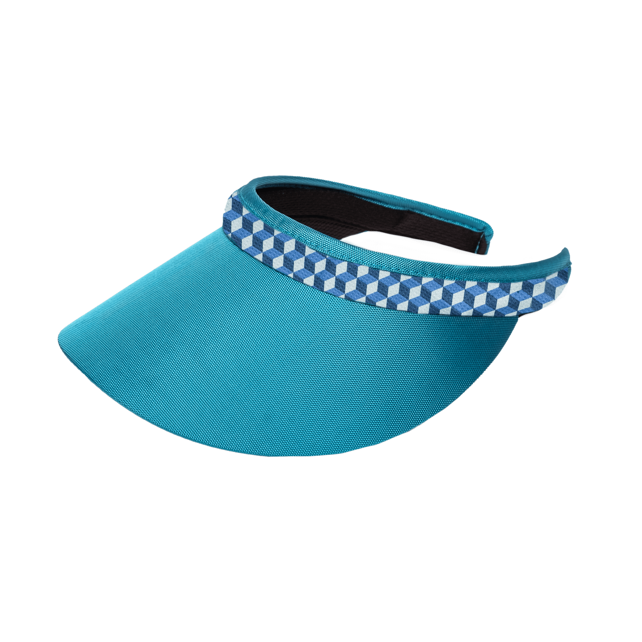 Retro Deluxe Clip On Visor - Black Girl Golf