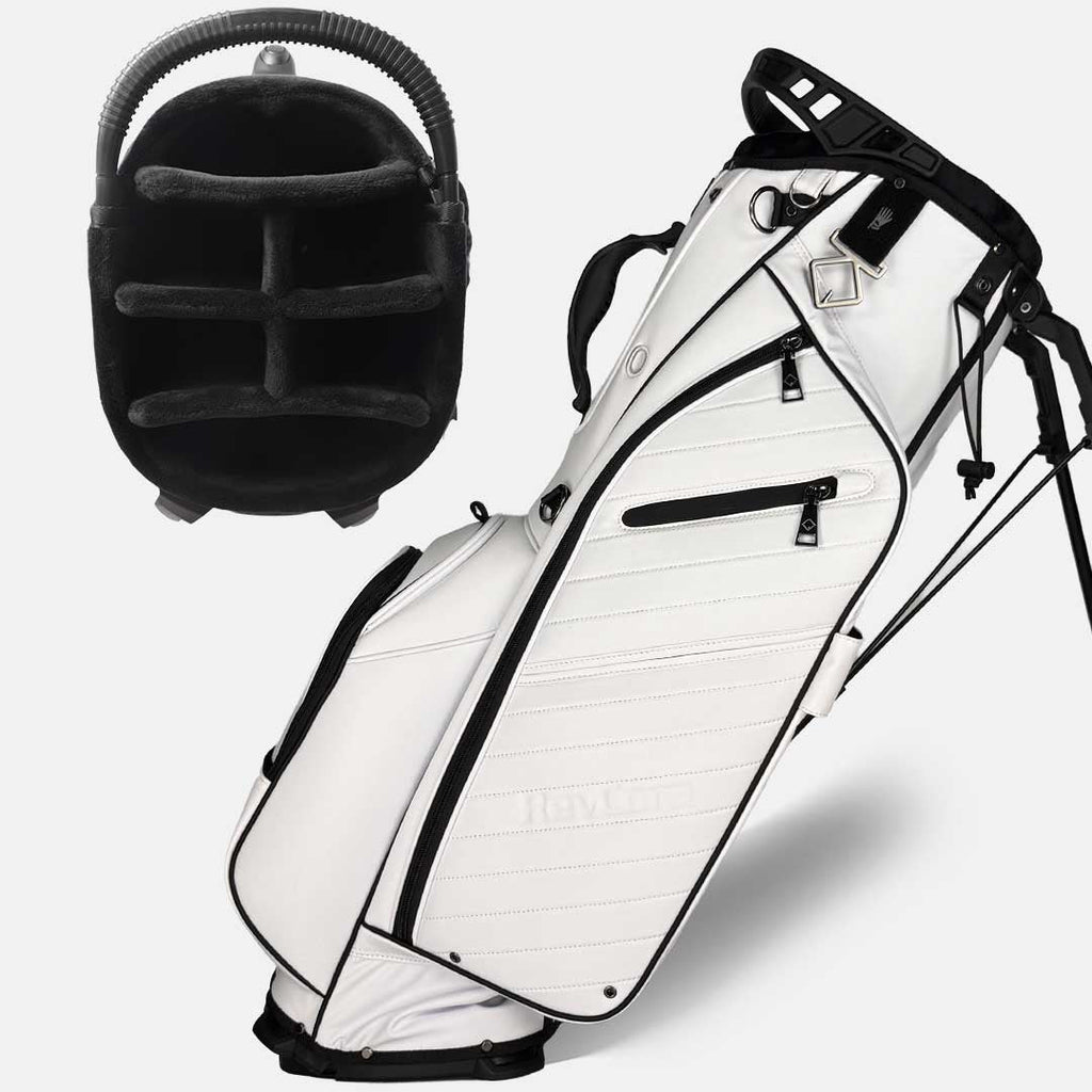 RevCore Lux Golf Hybrid Stand Bag | 6 Way & 14 Way Dividers - Black Girl Golf