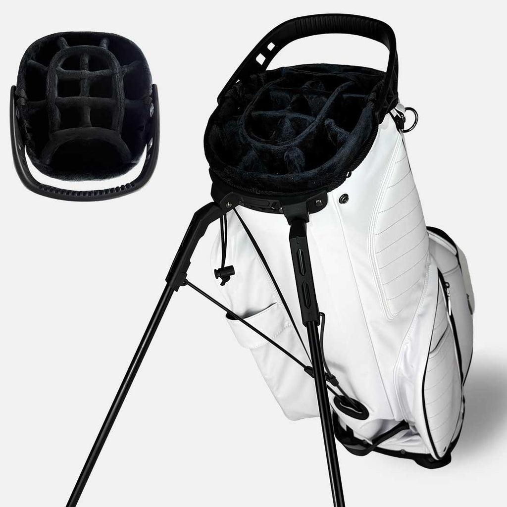 RevCore Lux Golf Hybrid Stand Bag | 6 Way & 14 Way Dividers - Black Girl Golf