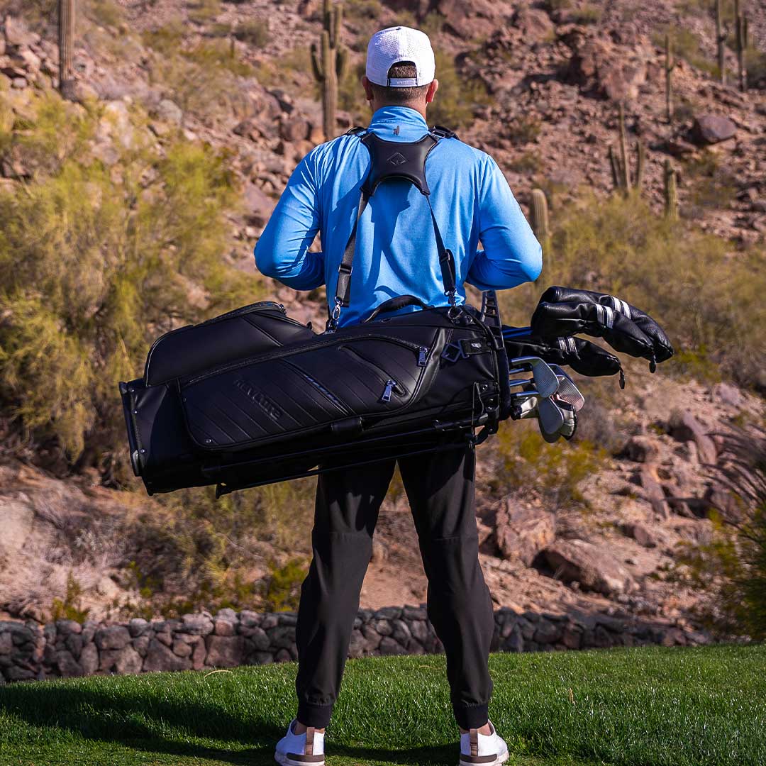 RevCore Lux Golf Hybrid Stand Bag | 6 Way & 14 Way Dividers - Black Girl Golf