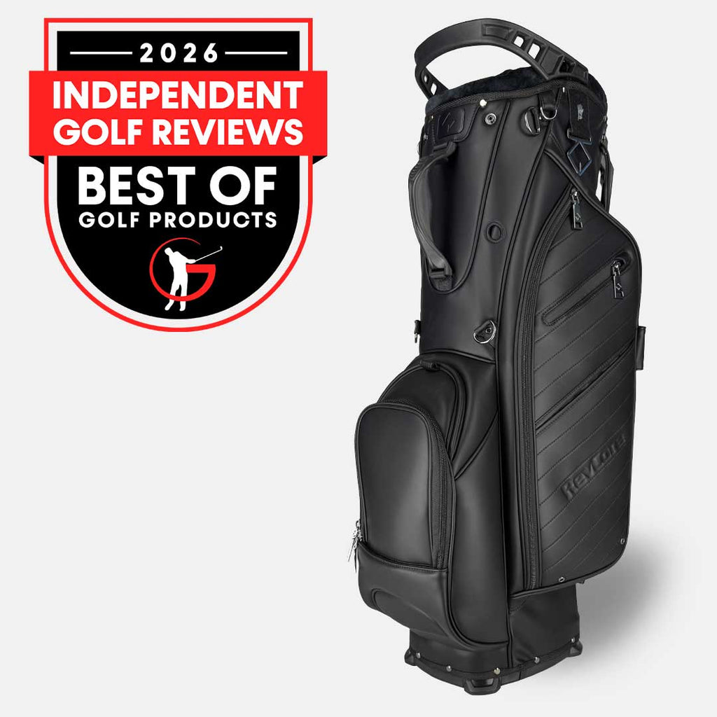 RevCore Lux Golf Hybrid Stand Bag | 6 Way & 14 Way Dividers - Black Girl Golf