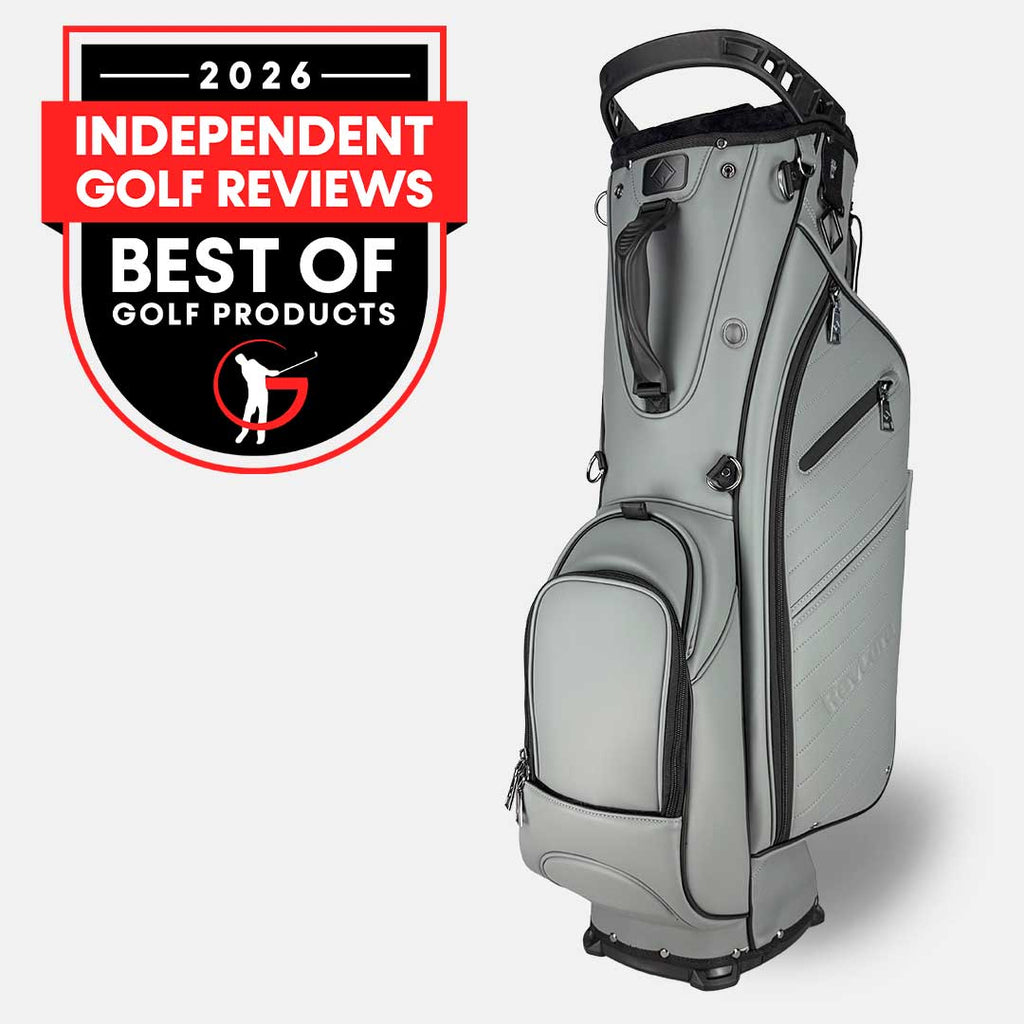 RevCore Lux Golf Hybrid Stand Bag | 6 Way & 14 Way Dividers - Black Girl Golf
