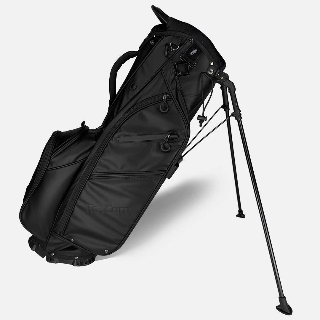 RevCore Lux Lightweight Stand Bag | 4 Way Velvet Lined Dividers - Black Girl Golf