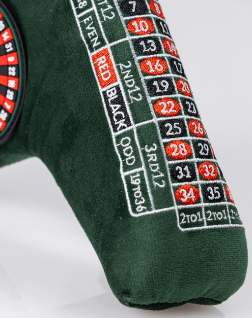 Roulette - Blade Putter Cover - Black Girl Golf