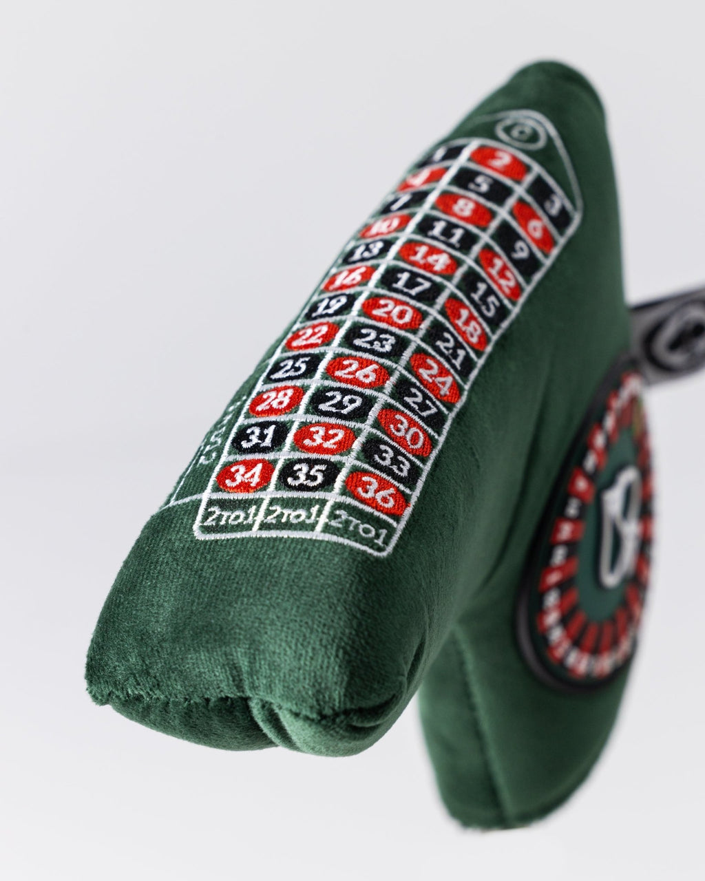 Roulette - Blade Putter Cover - Black Girl Golf