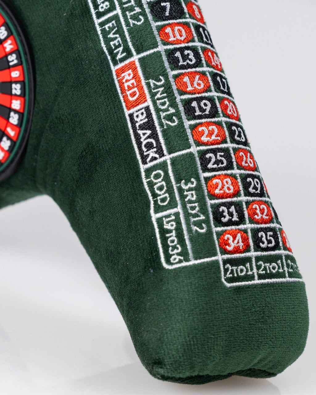 Roulette - Blade Putter Cover - Black Girl Golf