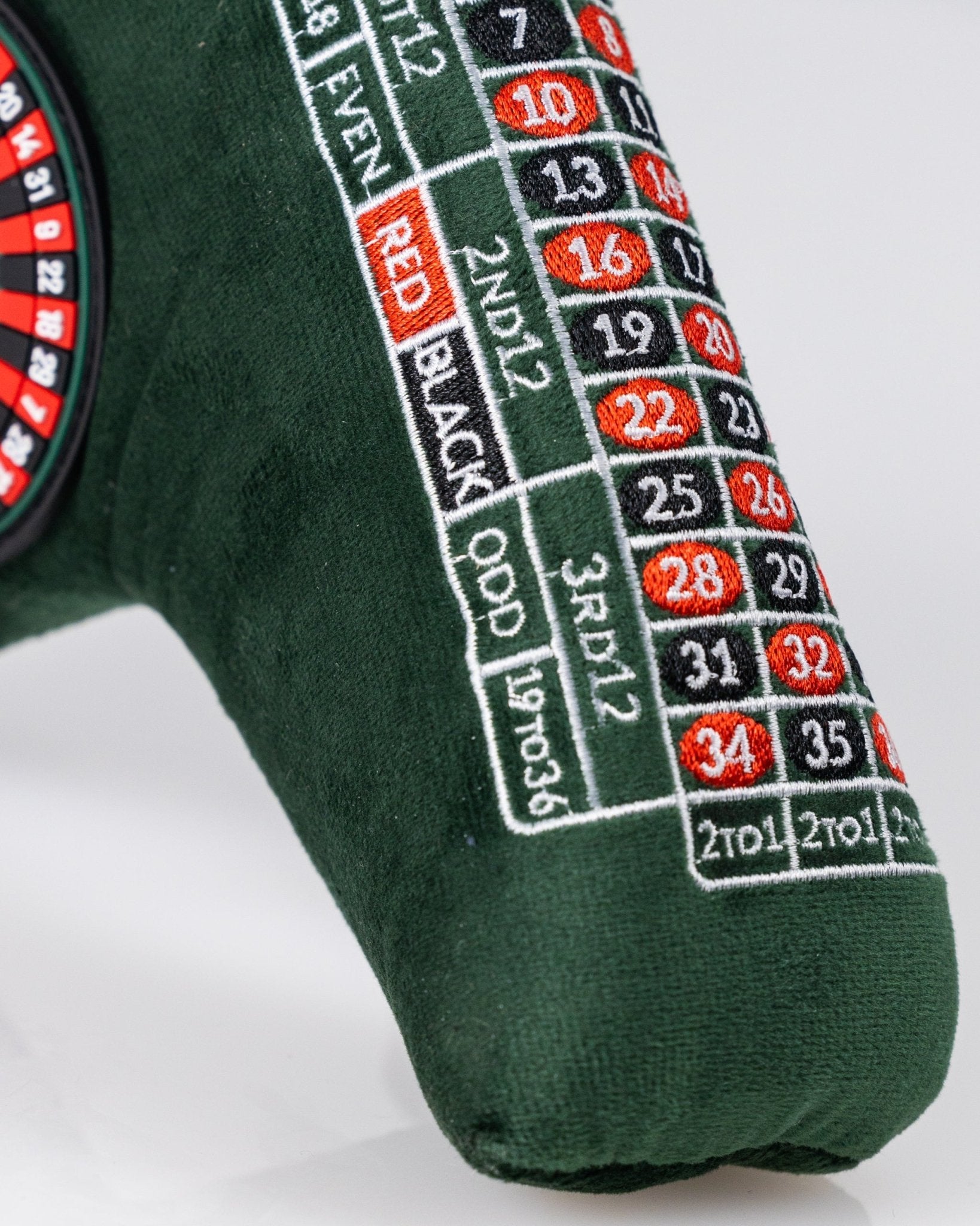 Roulette - Blade Putter Cover - Black Girl Golf