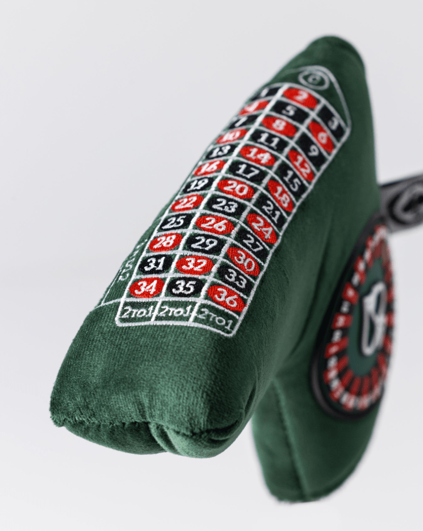 Roulette - Blade Putter Cover - Black Girl Golf