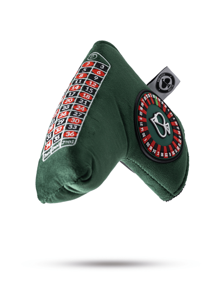 Roulette - Blade Putter Cover - Black Girl Golf