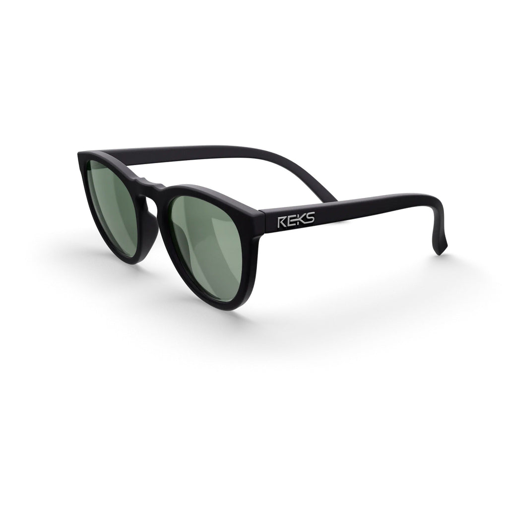 Round Polarized Polycarbonate Prescription Sunglasses - Black Girl Golf