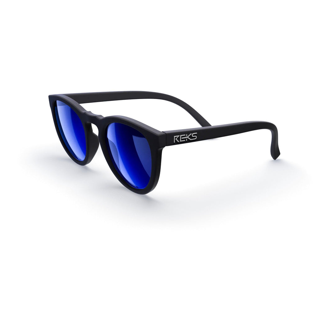 Round Polarized Polycarbonate Prescription Sunglasses - Black Girl Golf