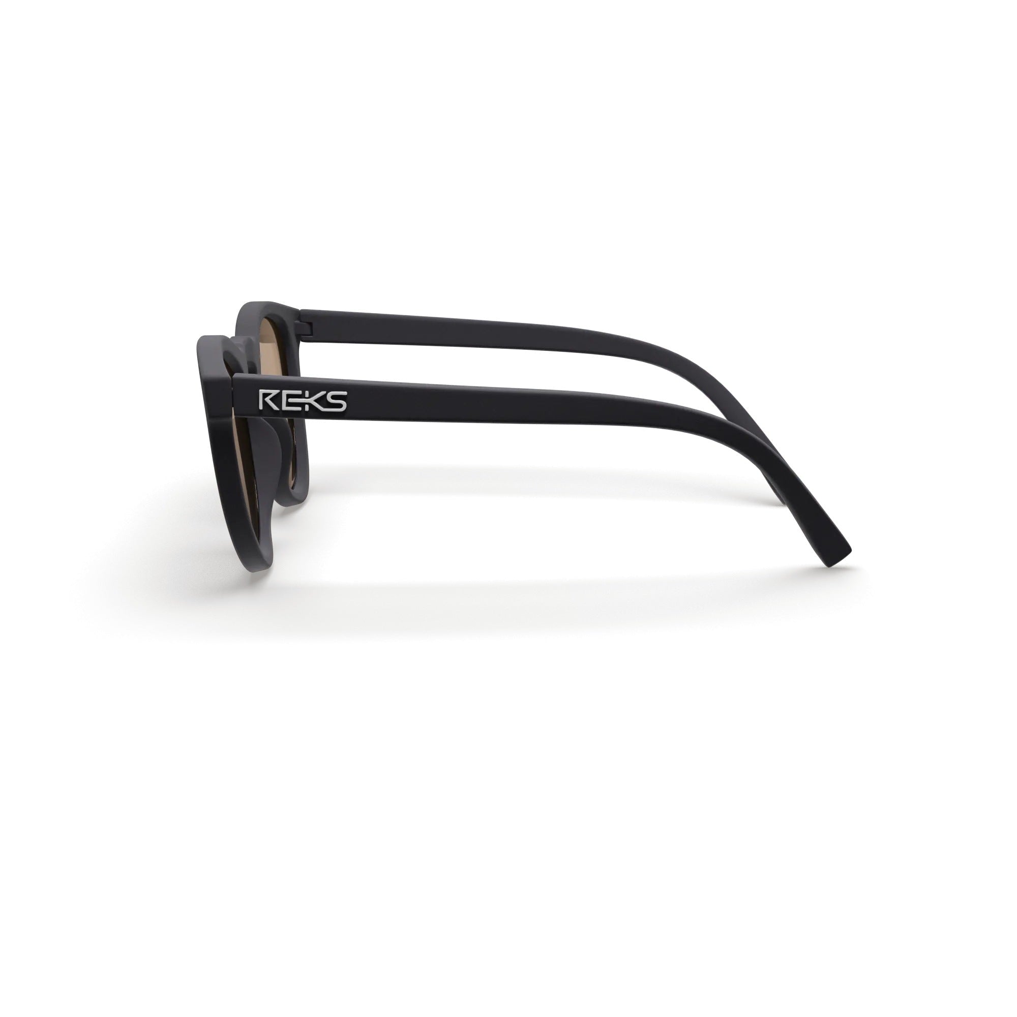 Round Polycarbonate Prescription Sunglasses - Black Girl Golf