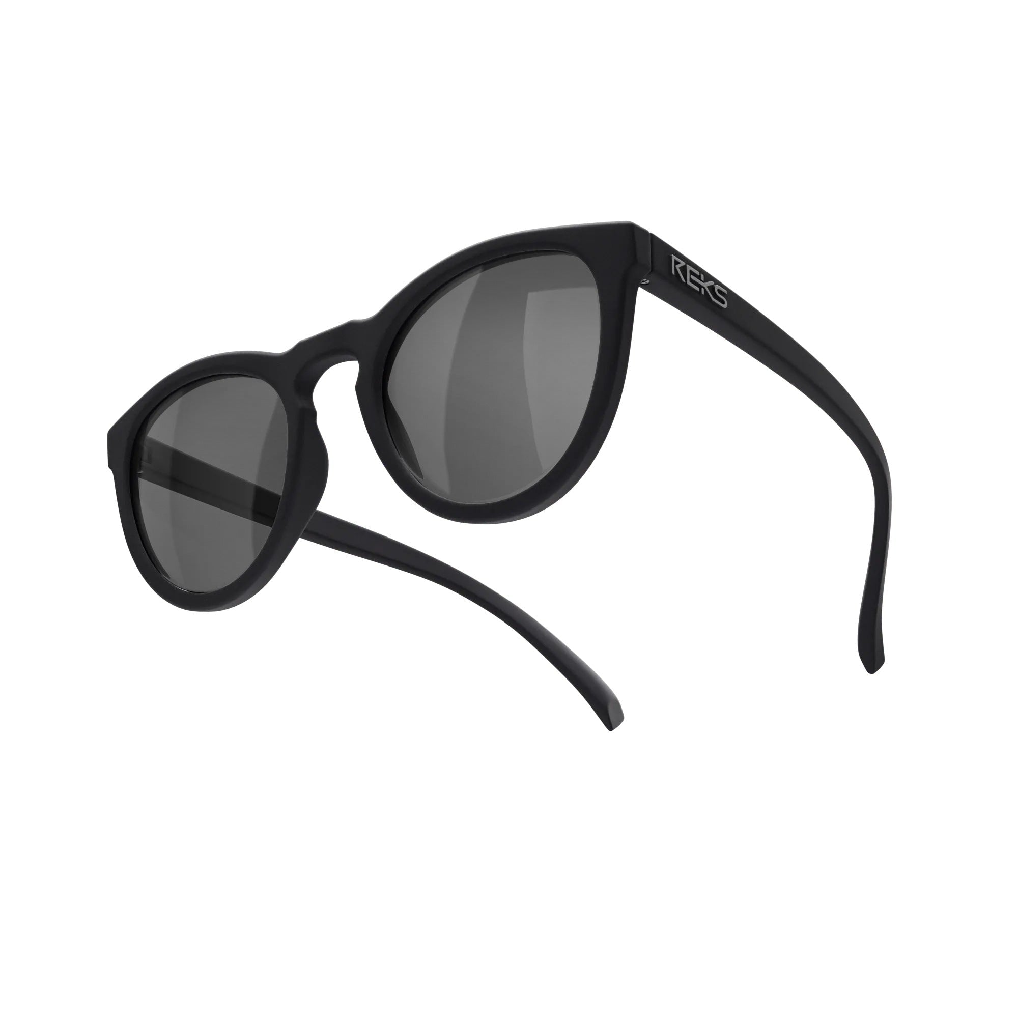 Round Polycarbonate Prescription Sunglasses - Black Girl Golf
