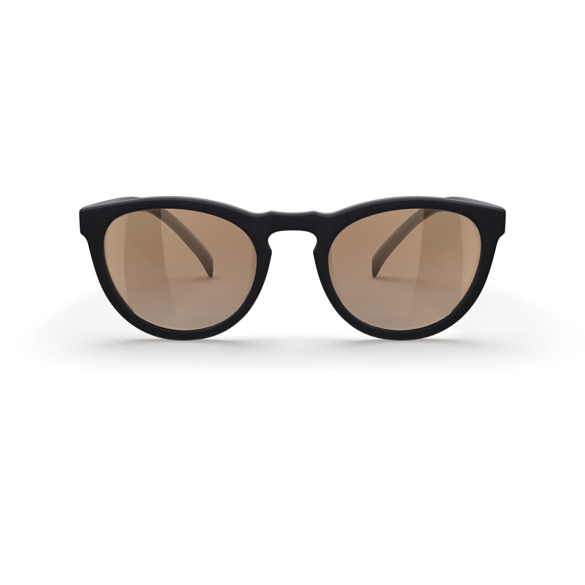 Round Polycarbonate Prescription Sunglasses - Black Girl Golf