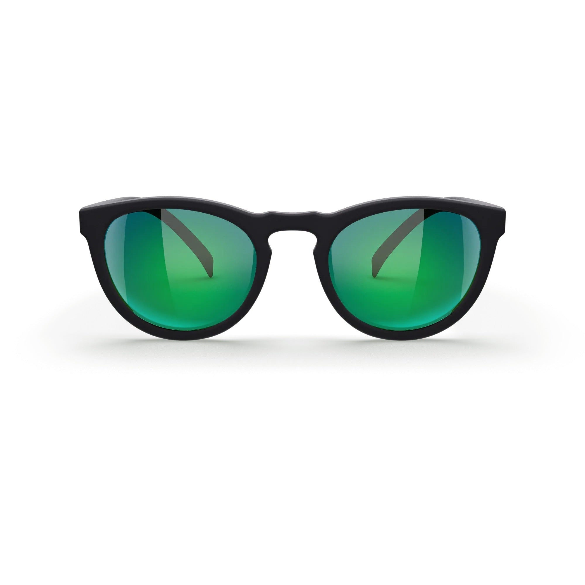Round Polycarbonate Prescription Sunglasses - Black Girl Golf