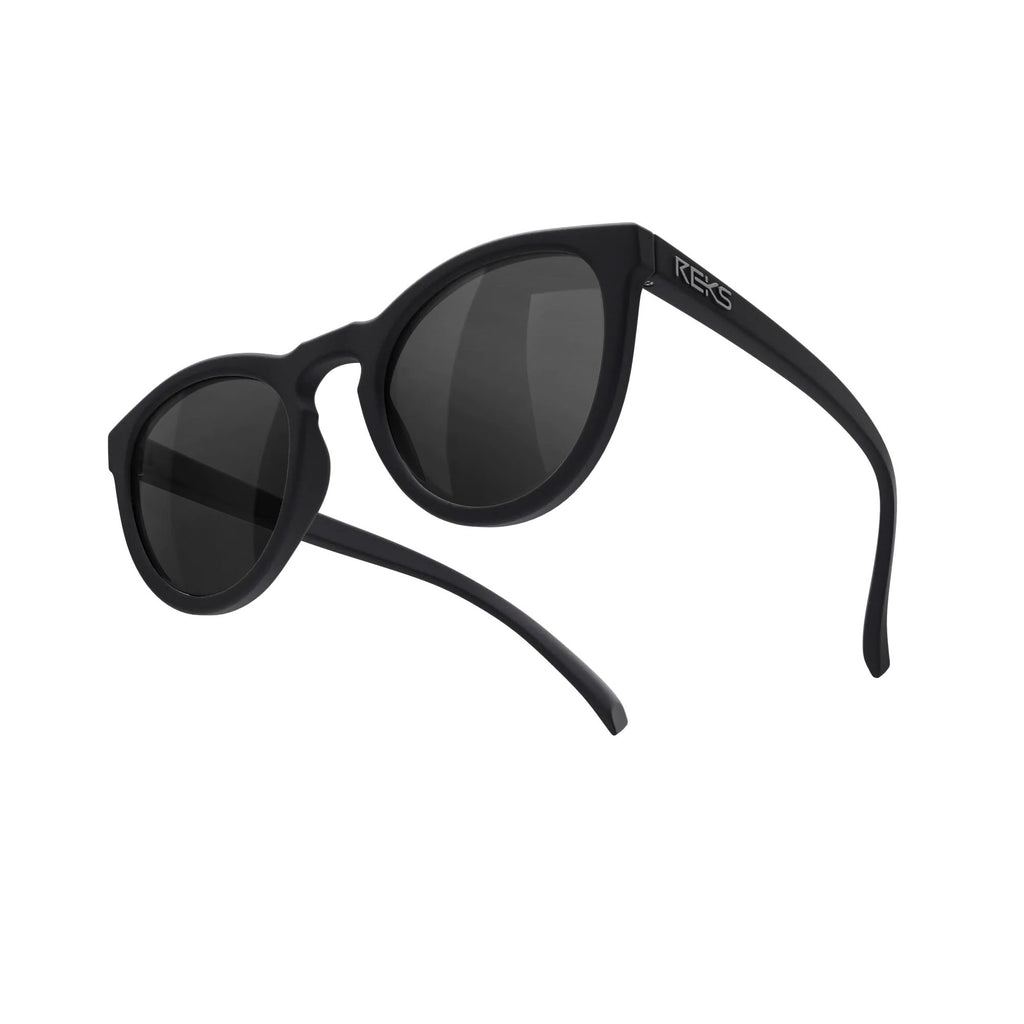 Round Polycarbonate Prescription Sunglasses - Black Girl Golf