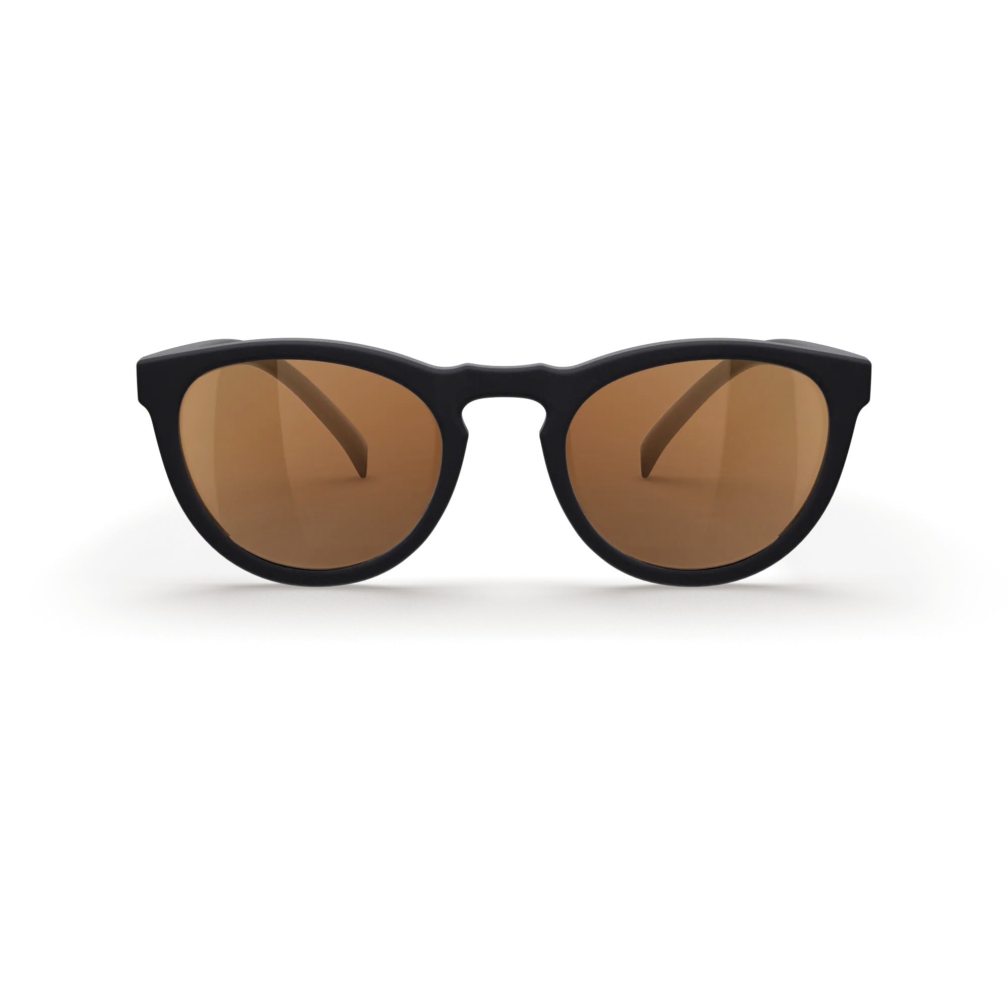 Round Polycarbonate Prescription Sunglasses - Black Girl Golf
