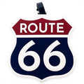 RT 66 Clip-On Tag | Multi-Use Bag Tag, Travel Tag, Golf Accessory - Black Girl Golf
