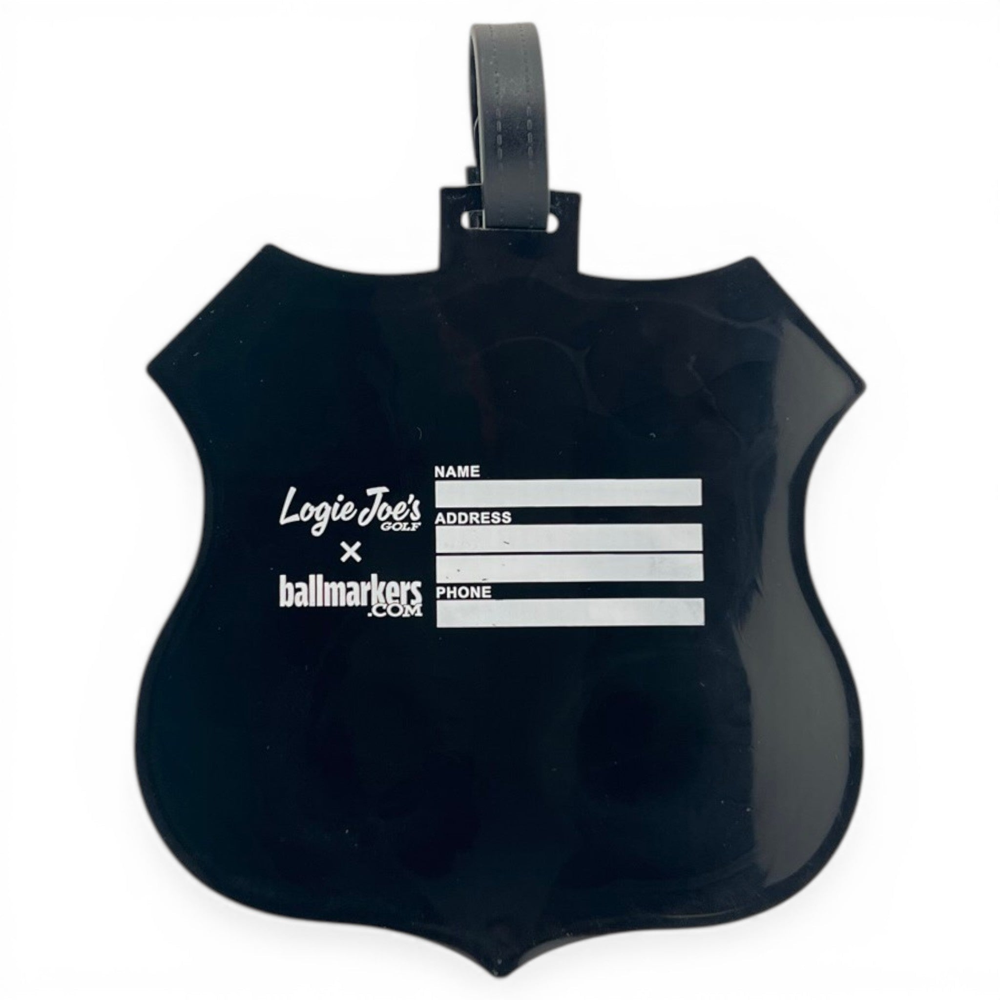 RT 66 Clip-On Tag | Multi-Use Bag Tag, Travel Tag, Golf Accessory - Black Girl Golf