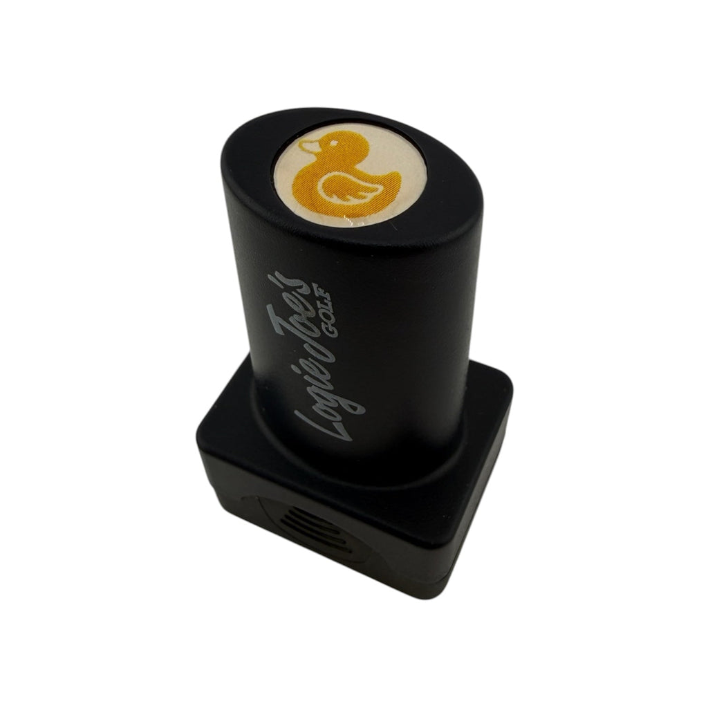 Rubber Duck Golf Ball Stamp | Quick - Dry Ink Stamper | Easy Ball Identification | Fun Golf Gift - Black Girl Golf