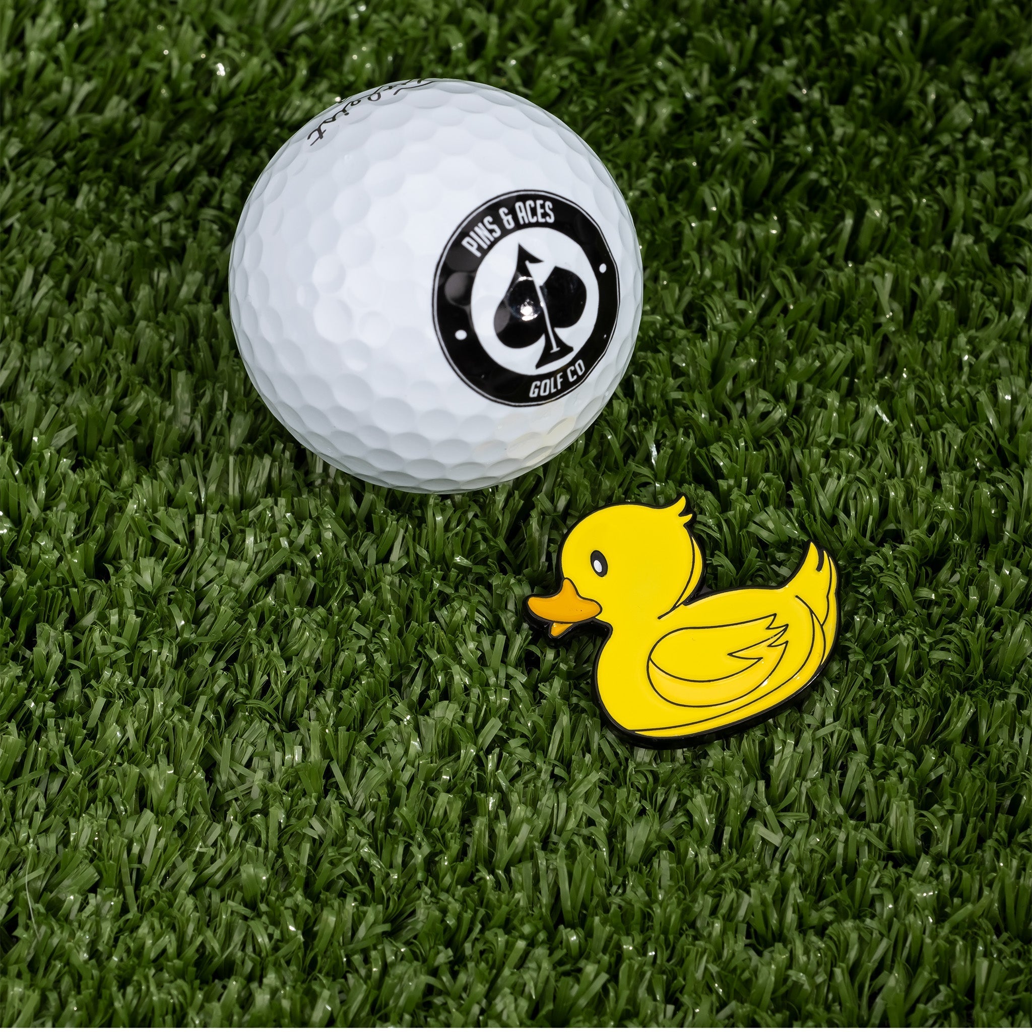 Rubber Ducky Ball Marker - Black Girl Golf