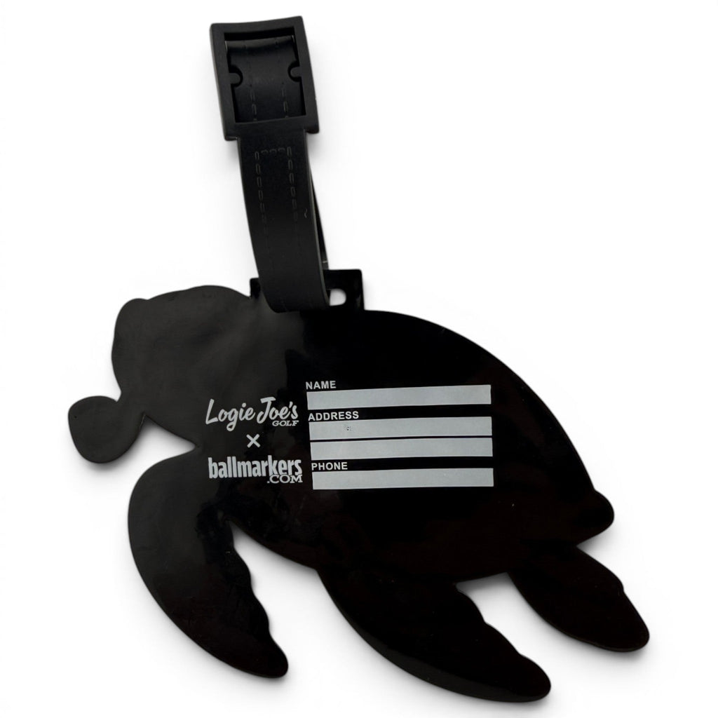 Salty Turtle Clip-On Tag | Multi-Use Bag Tag, Travel Tag, Golf Accessory - Black Girl Golf
