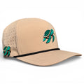 Salty Turtle Golf Hat | Snapback Cap | Built-in Magnetic Ball Marker Holder + Marker Included | Adjustable | One Size - Black Girl Golf