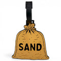 Sand Bag Clip-On Tag | Multi-Use Bag Tag, Travel Tag, Golf Accessory - Black Girl Golf