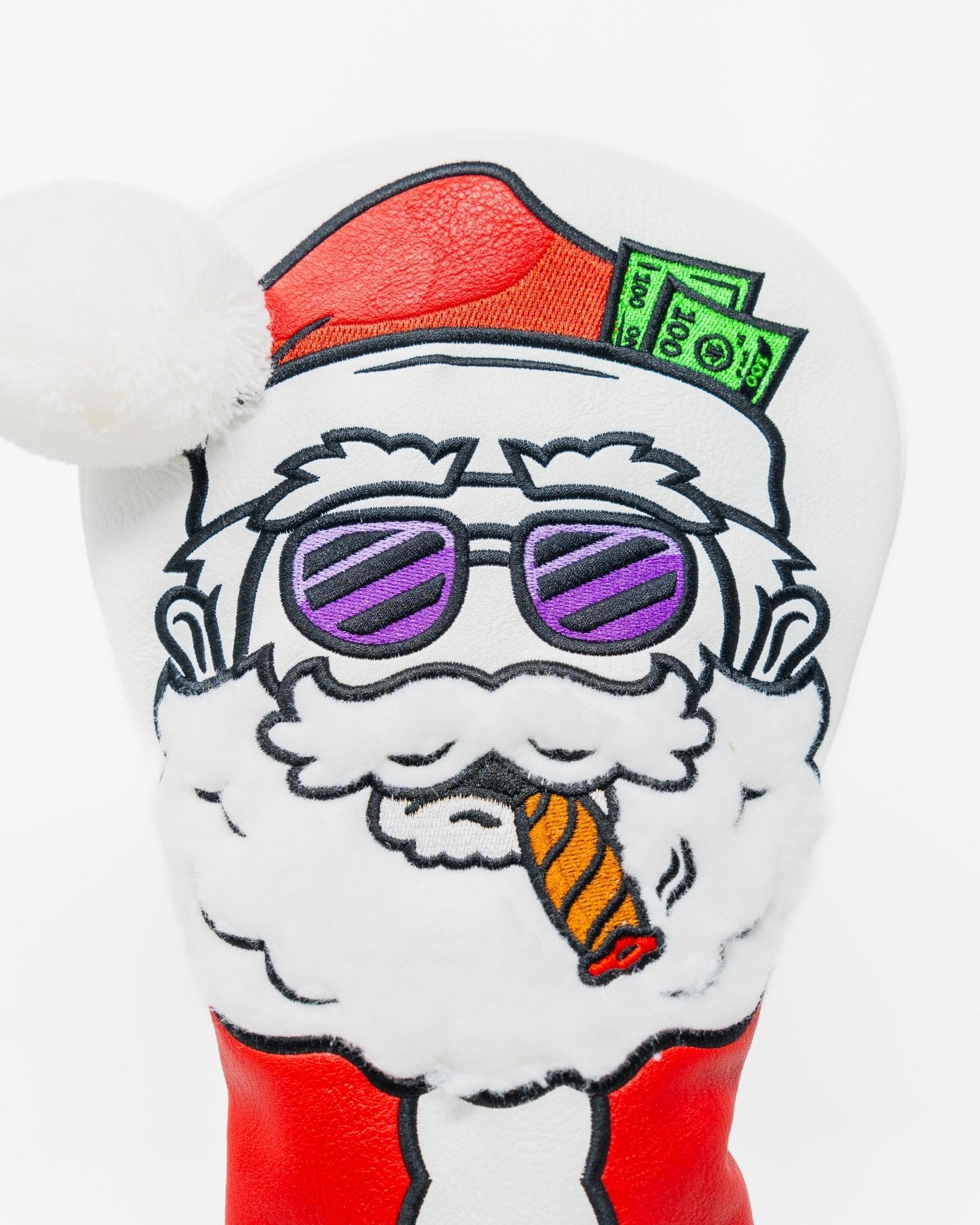 Santa Degenerate - Driver Cover - Black Girl Golf